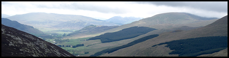 Glenshee from the slopes of Glas Tulaichean
