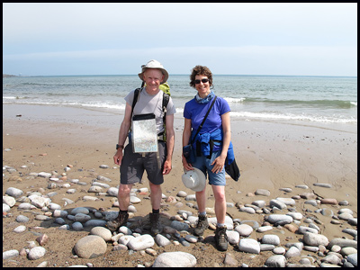 At our Nigg Bay finishing point on the TGO Challenge
