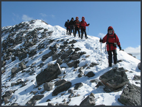 On Beinn Damh - 17/4/08