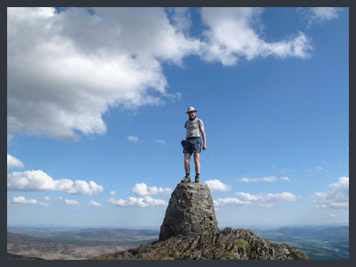 Martin on Ben Vrackie - May 2010