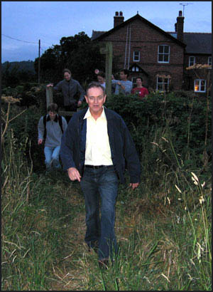 Richard P strides out towards Beeston