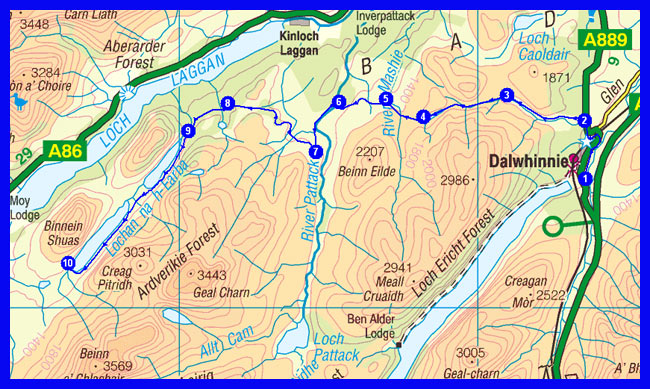 Day 9 route