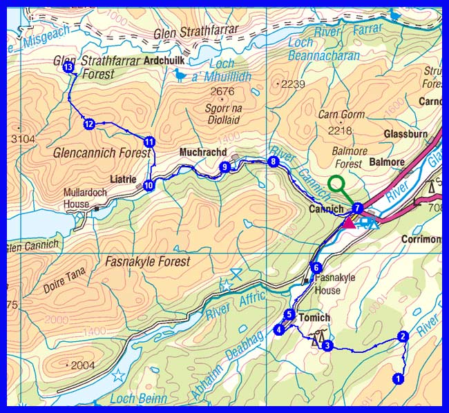 Day 13 route