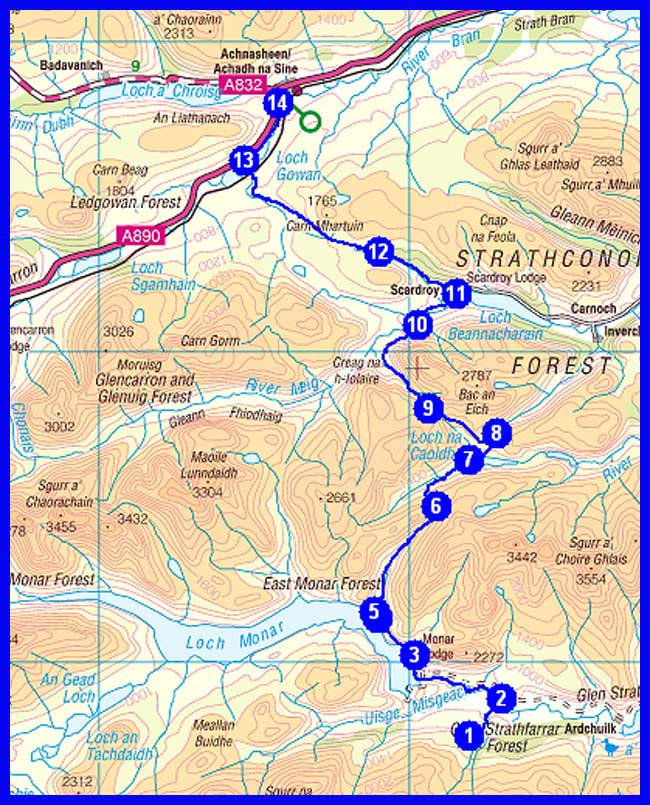 Day 14 route