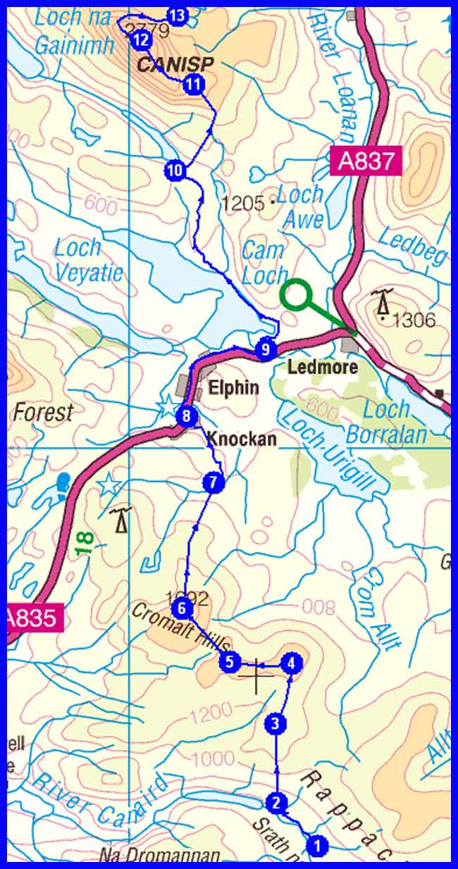 Day 9 route