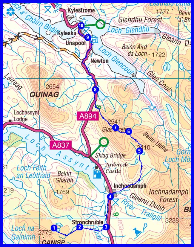 Day 9 route