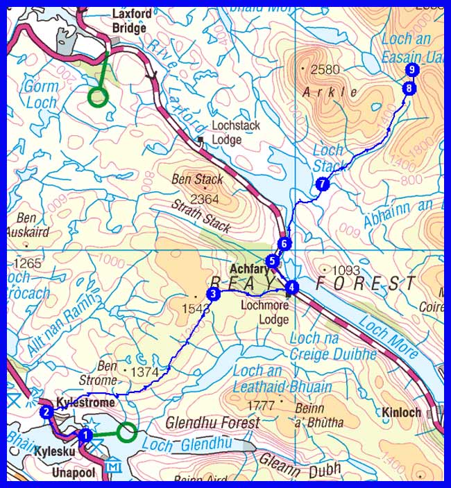 Day 9 route
