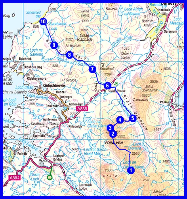 Day 9 route