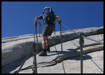A hyperventilation pause on very steep rock with 'mixed gloves' and no via ferrata kit...