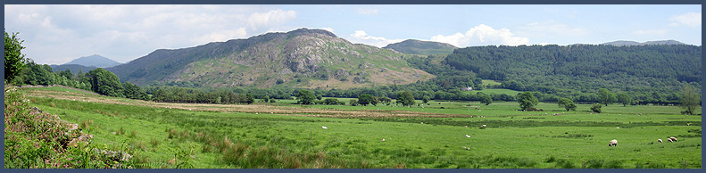 View of the Ulpha Fells from near Muncaster Head