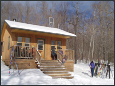 Lusk Cabin - an excellent 'refreshment point'