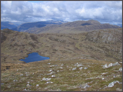 Looking back from Carn Gorm