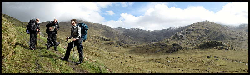 On the ascent to Mam Barrisdale