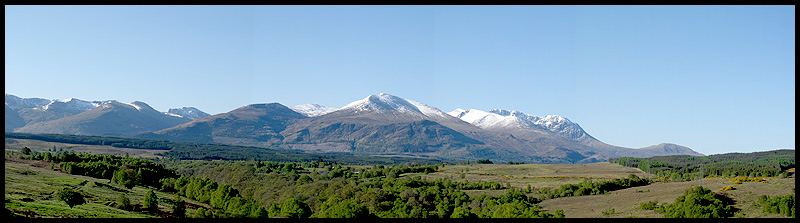 Ben Nevis from below the Commando Memorial