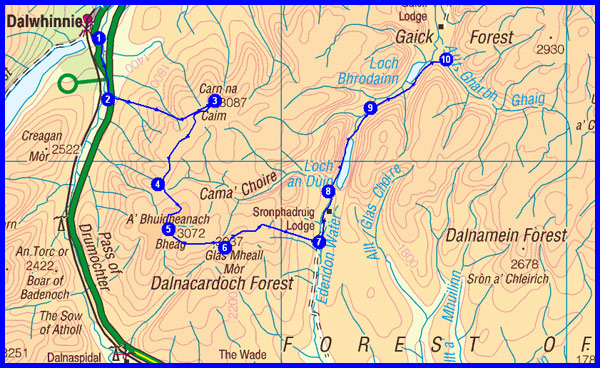 Day 8 route