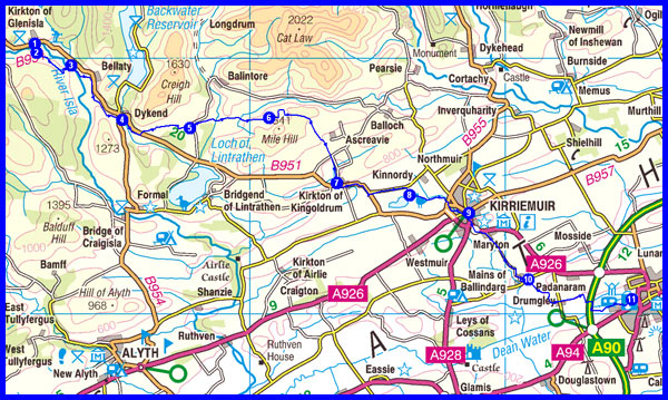 Day 13 route
