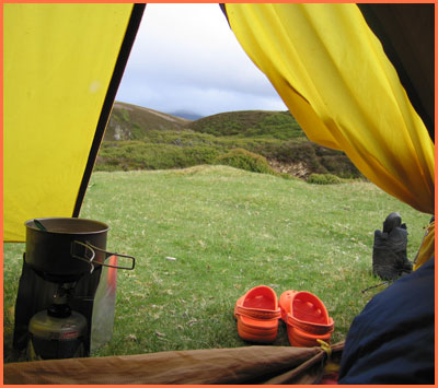 View from tent