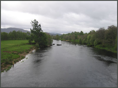 The River Spey - decided not to use the Crocs on this one!