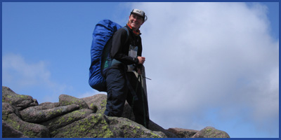 Heather T-S on Mt Keen