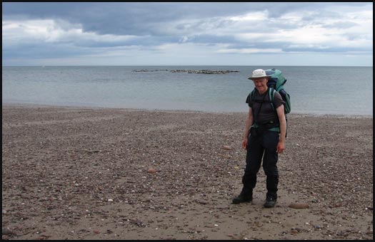 FINISHED! On the beach at Stonehaven with nowhere to go