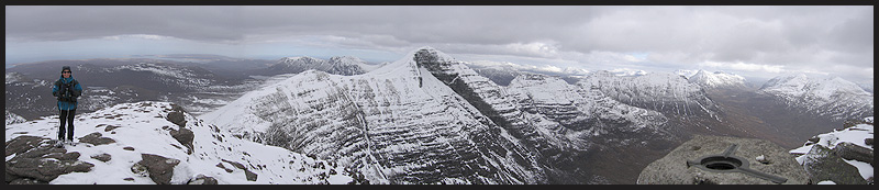 Panorama from Beinn Alligin