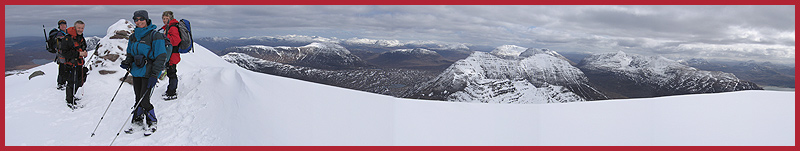 View east from Sgurr Mor