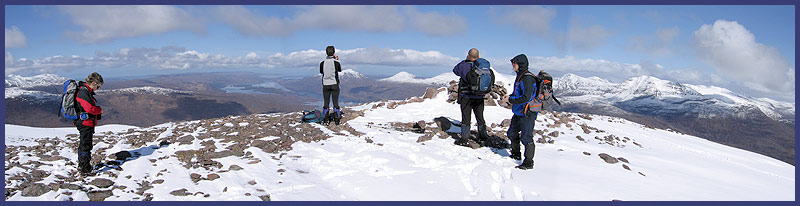 The Hebrides, from the eastern summit of Meall a' Ghiubhais