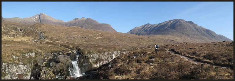 View from the path up Coire Mhic Nobuil