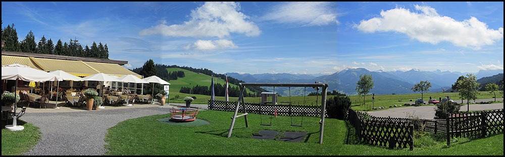Aluxurious lunch near Dornbirn