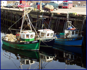 Fishing boats at Ullapool
