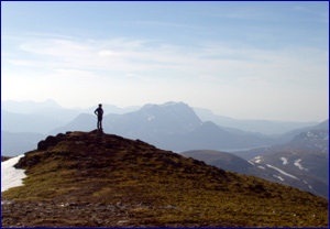 Southerly views from A'Chailleach
