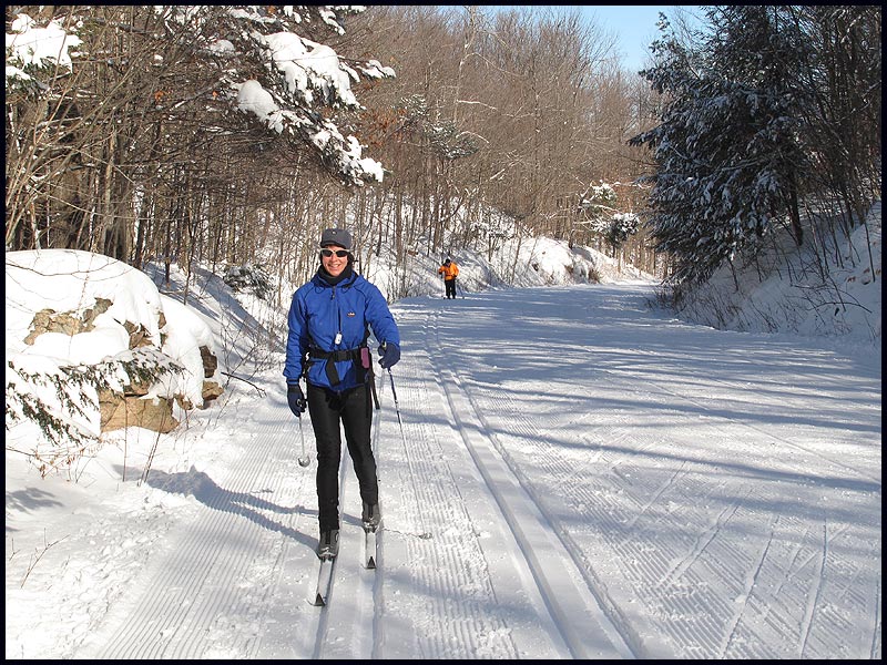 Sue in Gatineau Park