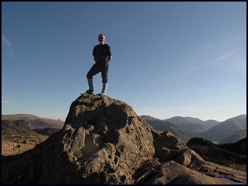 Mike Pope on a Lake District backpack