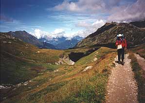 Just below the Col du Bonhomme